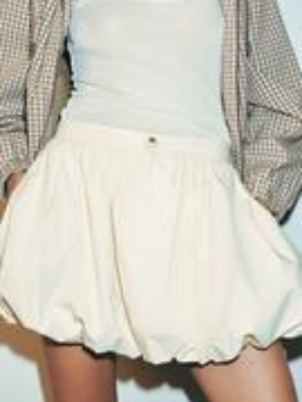 NWT - Zara Puff Mini Skirt - Size L